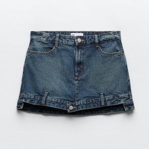 Zara Denim Miniskirt